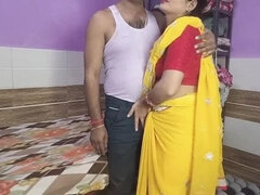 Desi Bhabhi Calls Neighbor's Brother To Bedroom For Hardcore Sex