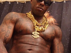 Big Black Hairy Cock Worship Hallelujah Johnson (King Of The Jungle) Tall Dark Chocolate Muscles Tattoos Hairy BBC Hallelujah