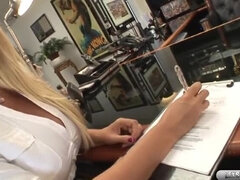 Karen Fisher Takes BBC from Lex Steele - Big Cock Cumshot on Her Boobs!