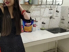 Fucked My Ex-girlfriend in the Kitchen with Hindi Audio XXX