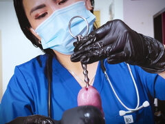 POV medical femdom by Domina Fire