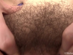 Beata strips nude in her kitchen to unwind