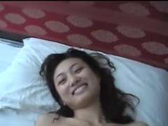 Handsome Chinese Woman screwing a puny cock!