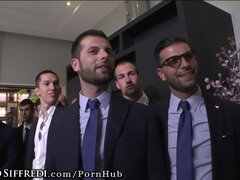 Zadek, Pohovor, Velké péro, Stříkání spermatu, Péro, Skupina, Hd, Orgasmus