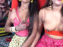 XXX SPECIAL VALENTINES DAY DOUBLE SISTER&rsquo;S FUCK IN HINDI