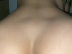 Grosser arsch, Paar, Besamung, Dildo, Latina, Pov, Reiten