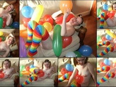 Haley Naked with Balloons
