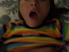 Amatéři, Brunetka, Na obličej, Olej, Orgasmus, Drobounká, Kozičky, Vlhká