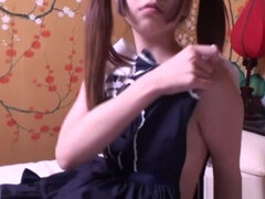 Fine-looking Japanese lady having a hot XXX cosplay experience