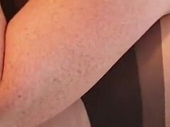 Wanilianna and her british girlfriend Devon having kinky and perverted lesbian party, both in nylon stockings