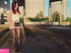 V zákulisí, Erotika, Venku, Punčocháče, Na veřejnosti, Ruské, Sukně, Upskirt