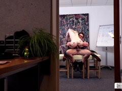 Amateur, Europeo, Corridas faciales, Alemán, Sexo duro, Oficina, Perforación, Uniforme