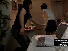 Fucked My Horny Asian Stepmom After Dinner - Hardcore