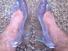 Flip Flops Broke and I Have a Date Lucky My Fairy Godmother Gave My a Pair of Glass Slippers