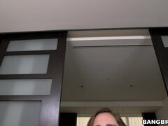 Grande cazzo, Pompino, Lingerie, Tette naturali, Mutandine, Punto di vista pov, Calze