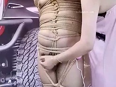 Asiático, Sadomasoquismo, Amarrada, Corridas, Dominacion femenina, Pajear