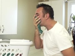 Hot step- mom fucked a younger guy