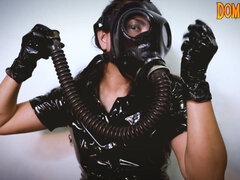 Asmr Rubber Gasmask and Gloves