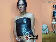Travestis, Tir de sperme, Gode, Fétiche, Branlette thaïlandaise, Masturbation, Mature, Solo