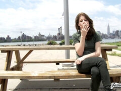 18 let, Kuřba, Brunetka, Péro, Ženský, Hotel, Drsné akce, Kozičky