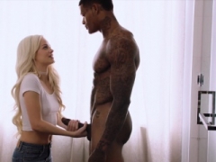 Blonde, Sucer une bite, Hd, Interracial, Pov, Adolescente