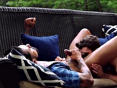 Anal, Verga grande, Pareja, Gay, Sexo duro, Latina, Músculo