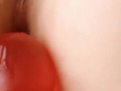 Homemade Latina Brunette Yoga Pants Cameltoe and Big Dildo Fuck POV