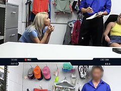 Alex Harper dominates & swallows officer's load - Shoplyfter Mylf