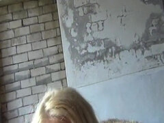 I Meet Leona, a Twenty-year-old Blonde at Her First Couple Casting Who Shows Herself for What a Slut Is