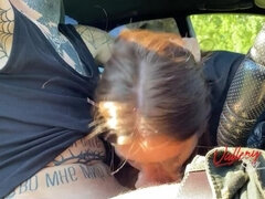 Amatør, Kukk suging, Brunette, Bil, Par, Europeisk, Realitet, Russer