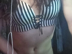 Asiatisch, Dildo, Filipina, Selbstgemacht, Transe, Masturbation, Solo