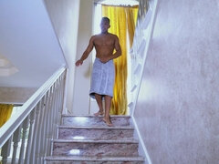 Nerdy brunette enjoys sucking and fucking BBC