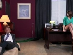 Grande cazzo, Pompino, Sborrata, Schizzo di sborra, Hd, Tette naturali, Ufficio, Schiavo