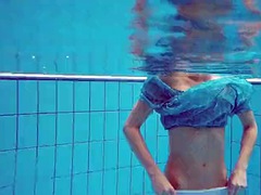 Playa, Bikini, Morena, Europeo, Peludo, Piscina, Ducha, Adolescente