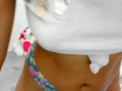 Latina hot curvy babe webcam video