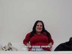 Obese Amateurs Shagged At The Casting