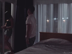 お尻, フェラチオ, イく瞬間, チン, 彼女, キッチン, 淫乱熟女, オマンコ