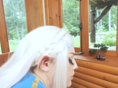2021 Zelda's Anal Cosplay Adventure in 1080p HD Porn Featuring Amateur Blonde in Stockings