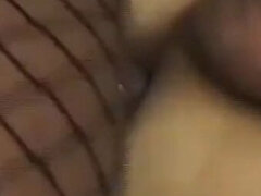 Epic anal penetration with a huge cock of a black transvestite