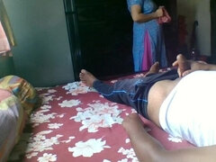 Flashing on real Indian maid with twist