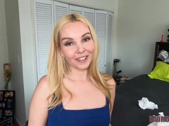 Blonde Aaliyah Love's First Time with Step Son - POV