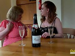OldNannY Two British Mature Lesbians Masturbate