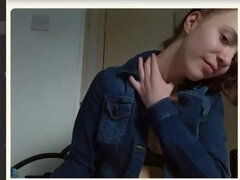 아마추어, 영국인, 흑갈색 머리, 청소년, 웹캠