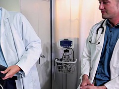 Doctor Tapes - Sexy and athletic doctor Jonah Wheeler performs a sexual health check on his colleague