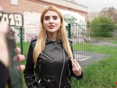 German Scout Casting: Blonde Latina Lola Morango First Time Anal & Squirting Orgasm