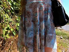 Longpussy, short sheer summer dress for a walk