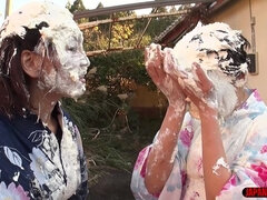 New Year’s Special: Kimono Messy Lesbian Play - Yua Nanami & Amari Hoshi