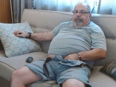 Leie, Amerikanisch, Pummelig, Spermaladung, Papi, Masturbation, Solo