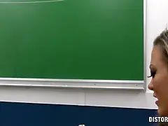 Lyra Louvell Spits and Wanks Mr Danteu2019s Cock by Distorded