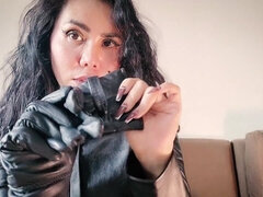 Asmr Leather Gloves & Dress